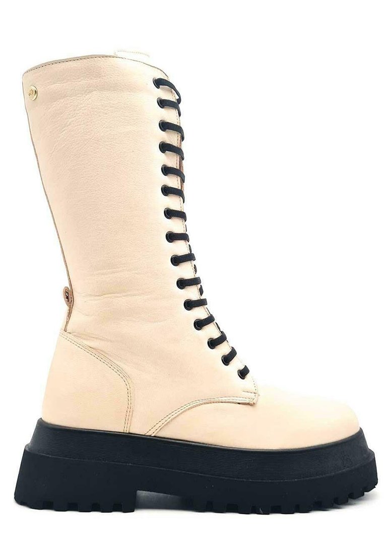 TOP3 Botas con cordones - beige - Zalando.es
