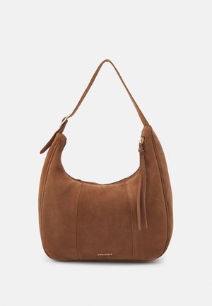 LEATHER - Kabelka - cognac