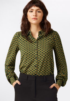 King Louie Button-down blouse - spruced green