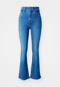 CONTOUR - Flared-farkut - blue denim