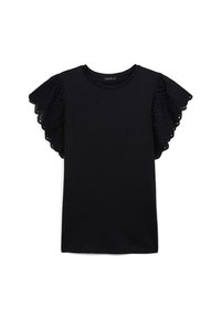 VOLANT SANGALLO - T-shirt imprimé - ultrablack