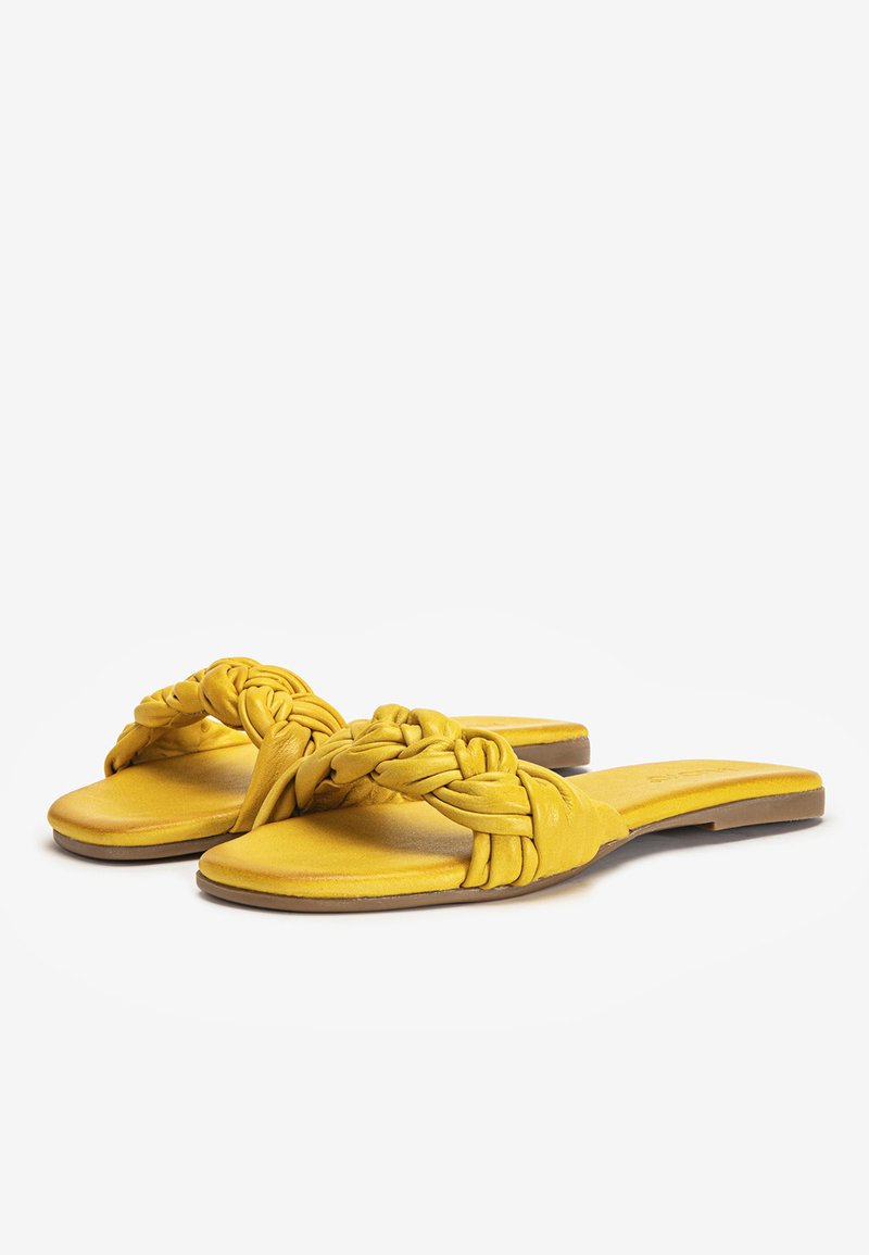 Damen Sneaker | Inuovo Pantolette flach lime/gelb - DC12238 Damen Sneaker | Inuovo Pantolette flach lime/gelb - DC12238