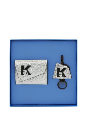 GEO BIFOLD KCHAIN SHINY - Portefeuille - silver-coloured