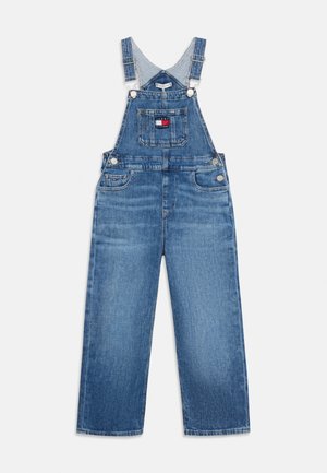 HERITAGE FLAG DUNGAREE UNISEX - Denim tuinbroek - denim medium vintage