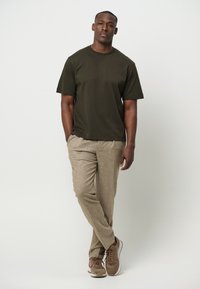 PROFUOMO SHORT SLEEVE - T-shirt - bas - dark green