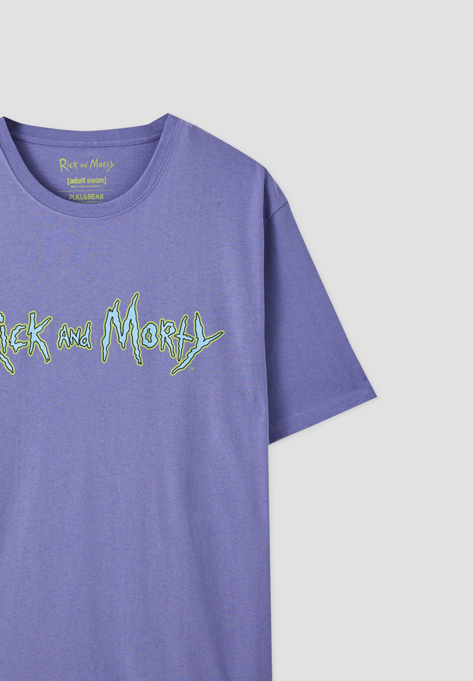 purple rick and morty shirt