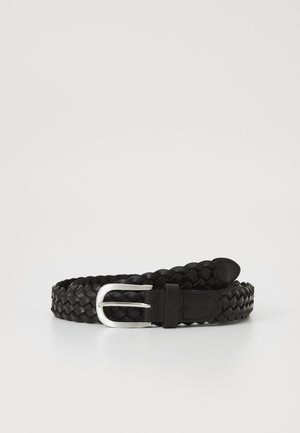 VMCALICE BELT  - Curea împletită - black/brushed silver-coloured