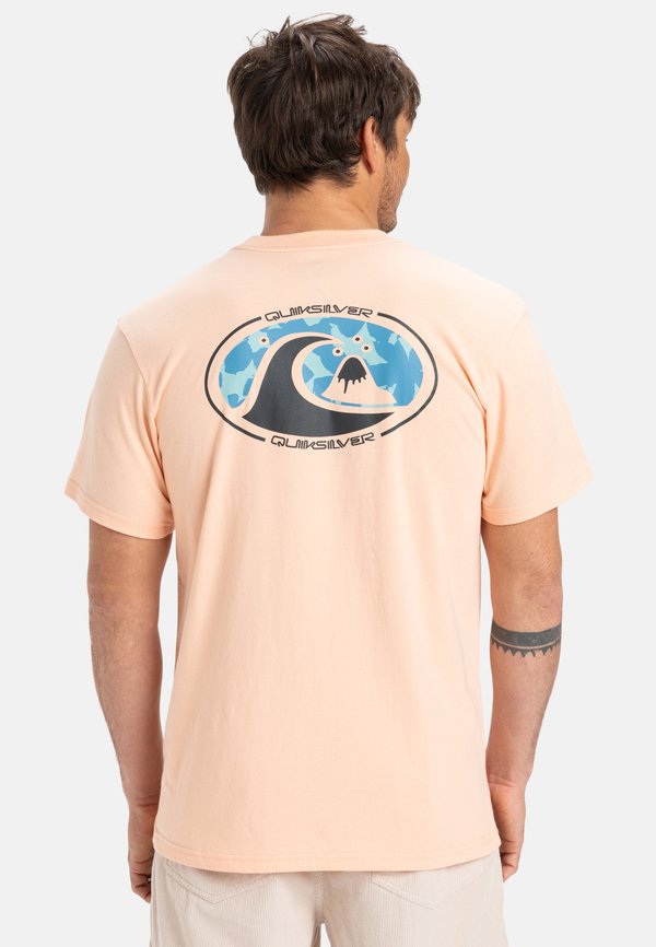 FLOWER CHAOS  - T-Shirt print - peach