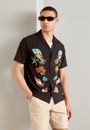Scotch & Soda PLACEMENT ARTWORK SHIRT - Πουκάμισο - black