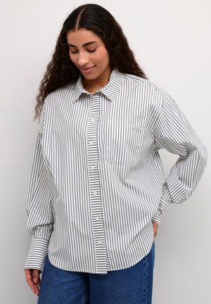 JERRIE - Paitapusero - white black stripe