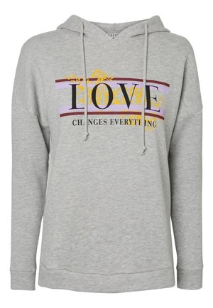 Felpa con cappuccio - light grey