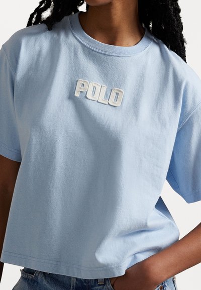Polo Ralph Lauren LOGO COTTON JERSEY CREWNECK TEE - Marškinėliai su spaudiniu - cold spring