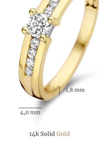 Isabel Bernard Ring - gold coloured