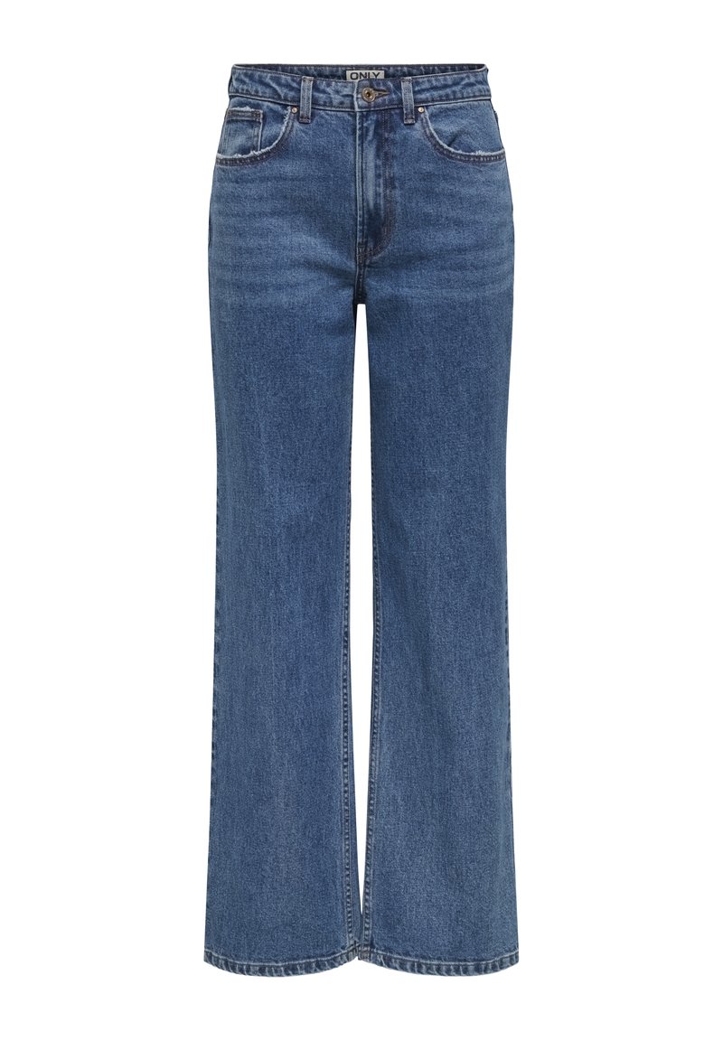 Only Wide leg donkerblauw denim