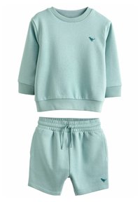 Next - SWEATSHIRT AND SHORTS SET - Sweatshirt - teal blue Miniatyrbild 1