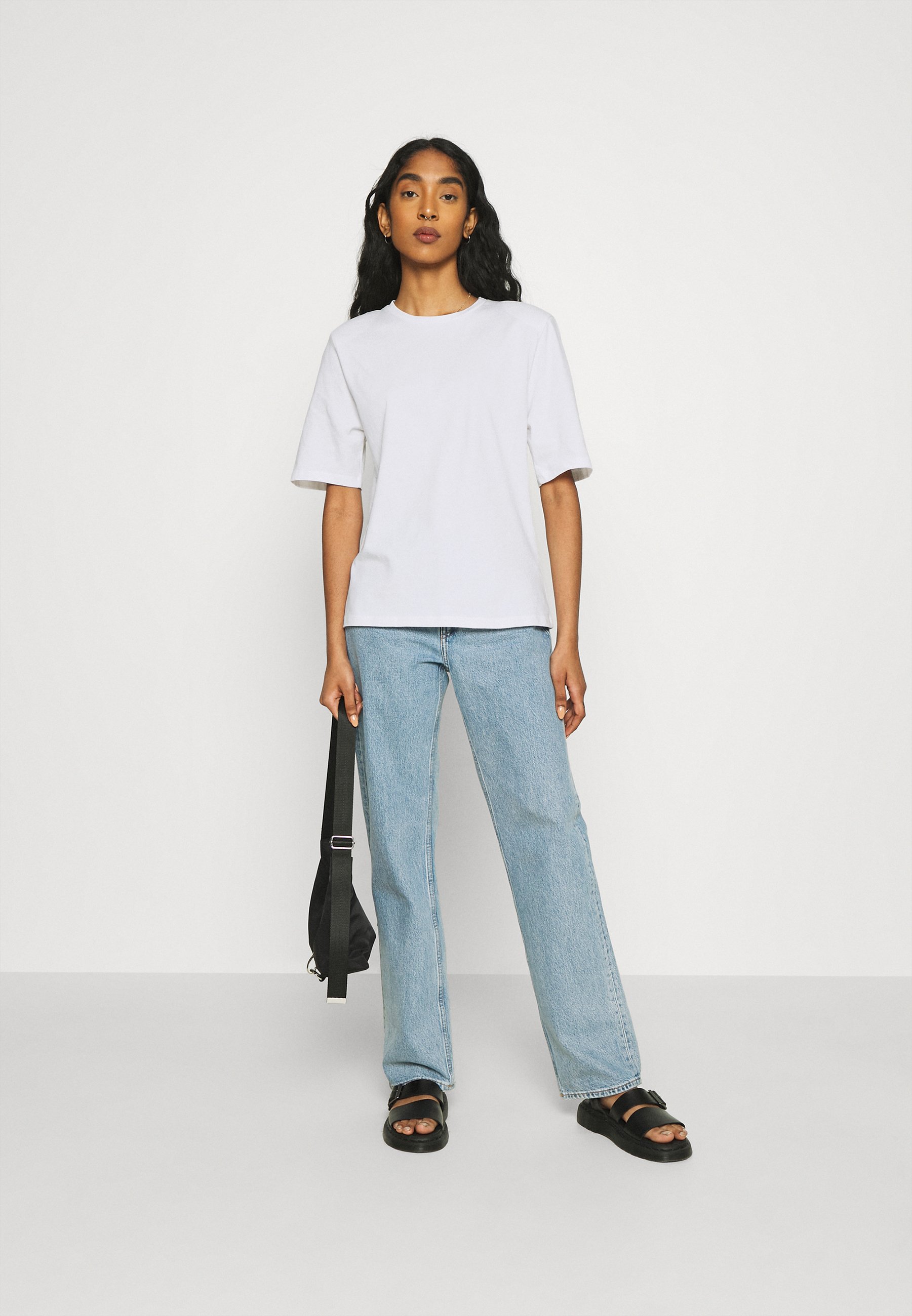 Women TARA SHOULDER PAD TEE - Basic T-shirt Women TARA SHOULDER PAD TEE - Basic T-shirt