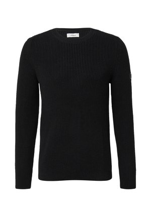 s.Oliver, Strickpullover - schwarz
