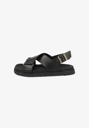 Steve Madden, SCHUHE MYTH - Platform sandals - black leather