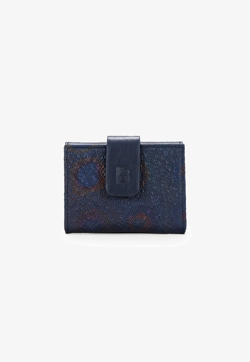 Bosanova PEQUEÑO DE BURDEOS CON SOLAPA - Monedero - azul