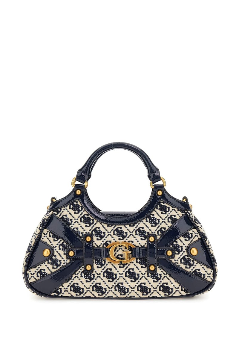 Guess MINTHA SMALL SATCHEL - Borsa a mano - navy logo