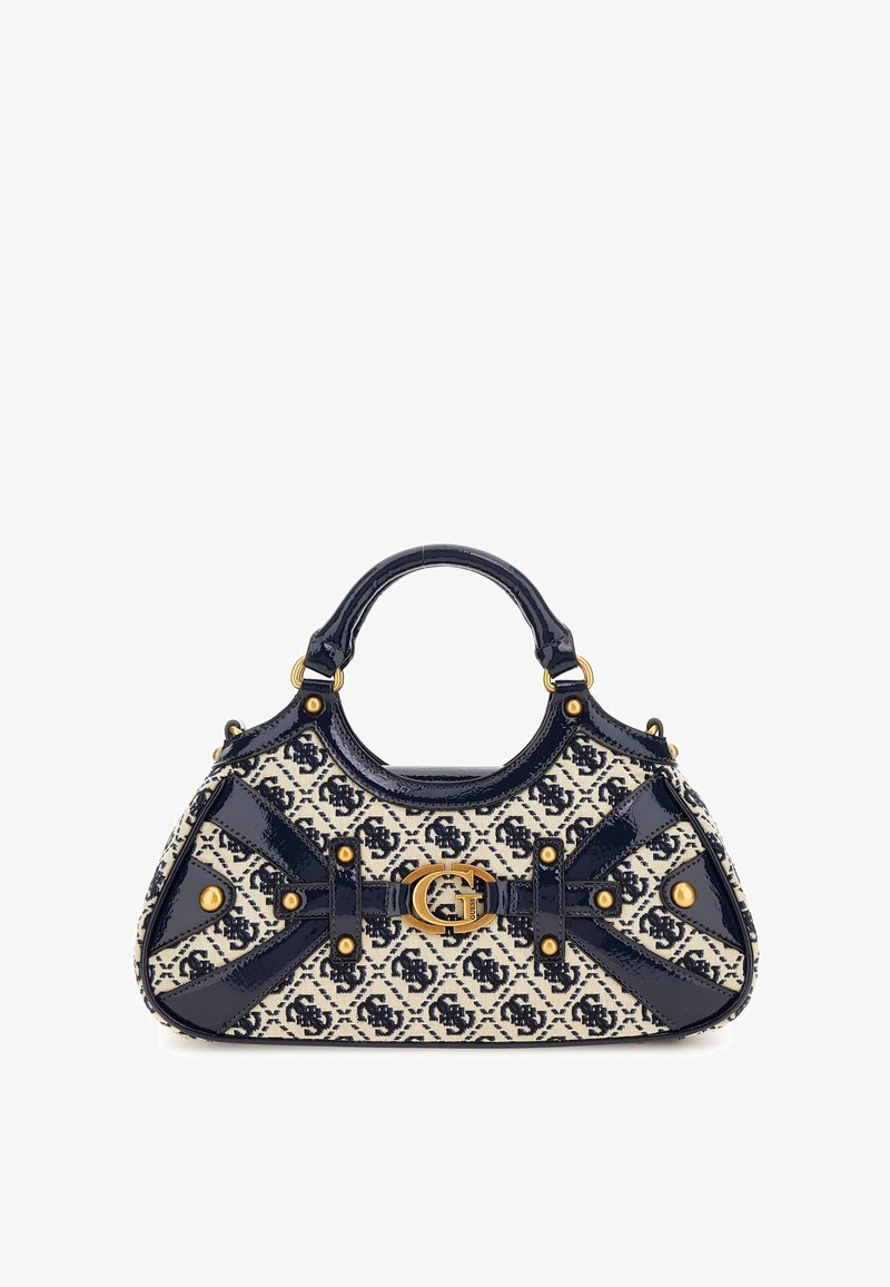 Guess MINTHA SMALL SATCHEL - Borsa a mano - navy logo