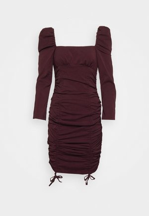 Robe fourreau - dark brown
