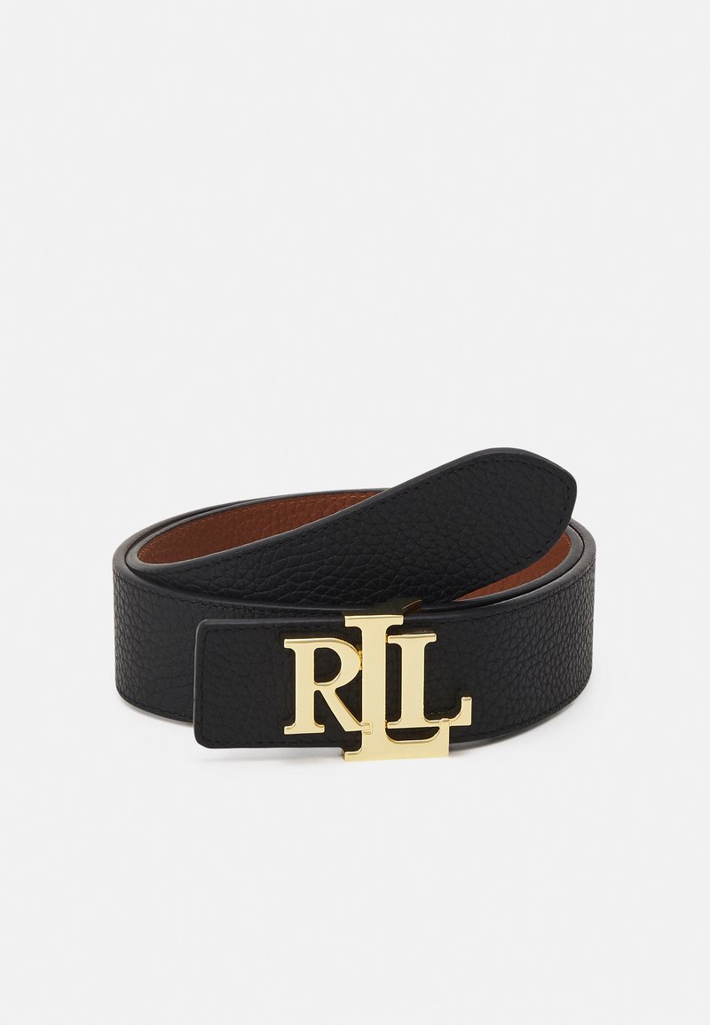 Lauren Ralph Lauren BELT WIDE Belt black/tan/black Zalando.co.uk