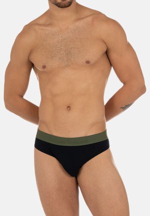 Bruno Banani 6ER PACK FLOWING - Slip - schwarz   grün