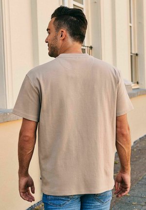 Suitable, RINK  - REGULAR-FIT - T-shirt basic - taupe beige