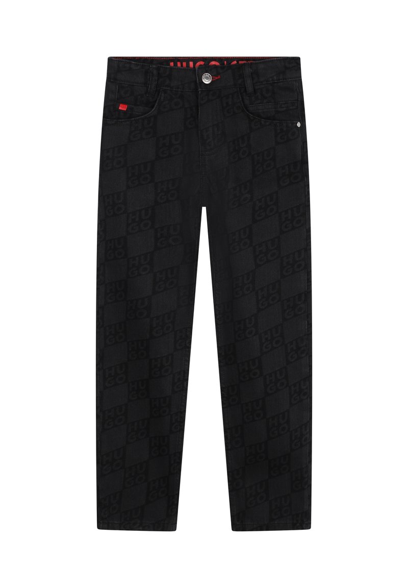 HUGO Kids Slim fit jeans zwart HUGO Kids Slim fit jeans zwart