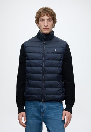 GANT LIGHT VEST - Daunenjacke - evening blue