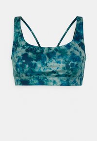 Não selecionado, floral tie dye blue