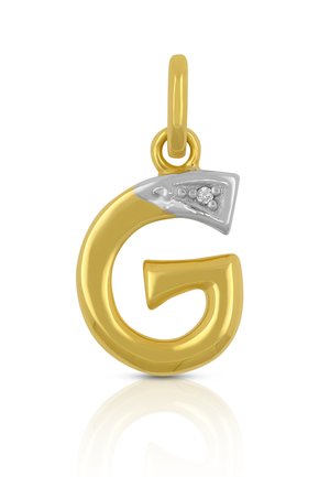 BUCHSTABE G  - Anhänger - bicolor