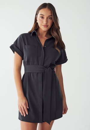 WILHELMINA - Srajčna obleka - charcoal grey