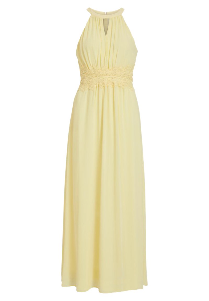 VILA VIMILINA HALTERNECK NOOS - Maxi dress - mellow yellow