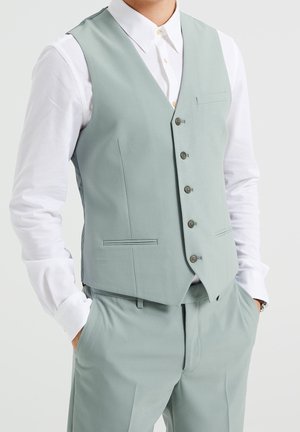 Anzugweste - green