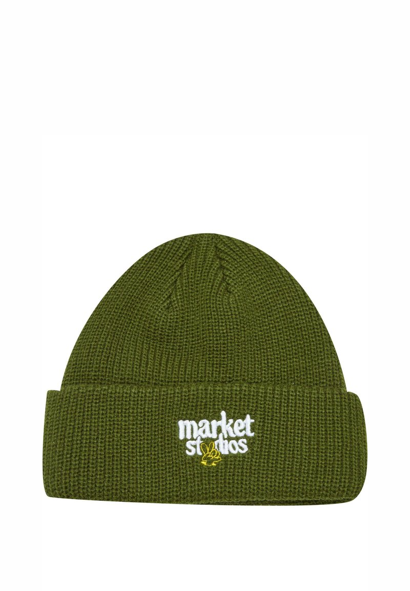 Bonnet Shrek Tricoté Main Vert - Bonnet Chaud Laine Unisexe Homme Femme Drôle