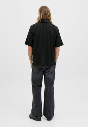 EINFARBIG - Polo shirt - black