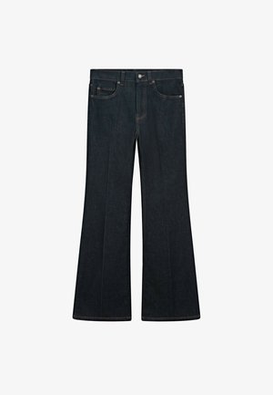 Massimo Dutti, HIGH-WAIST SKINNY FLARE JEANS 05080824 - Jeans Bootcut - dark blue