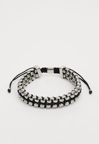 Calvin Klein FUSED - Apyrankė - silver-coloured/black