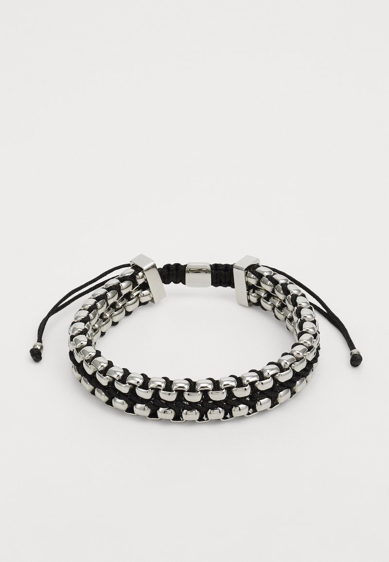 Calvin Klein FUSED - Apyrankė - silver-coloured/black