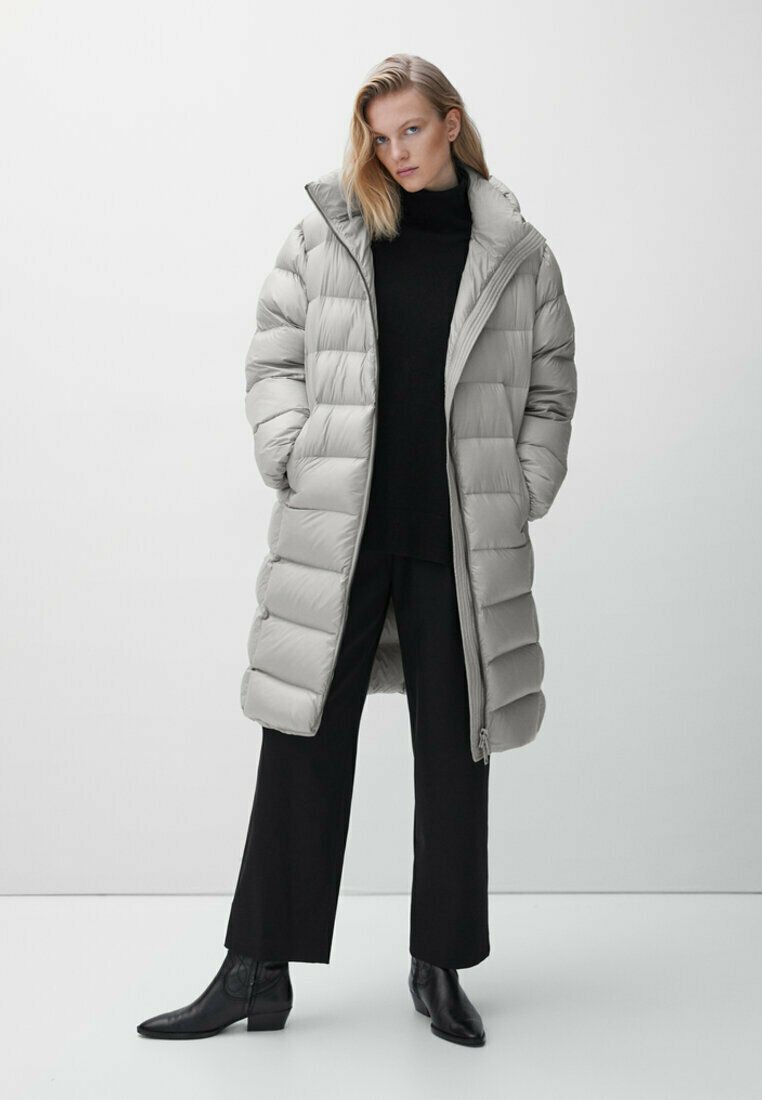 very long down coat