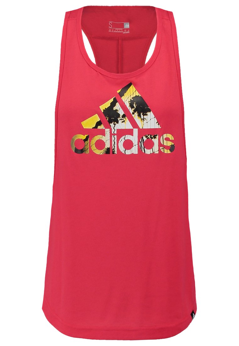 adidas performance Top donkerroze