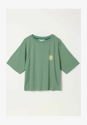 FatFace, REGULAR FIT - SOLEIL GRAPHIC T SHIRT . - Tricou cu imprimeu - green