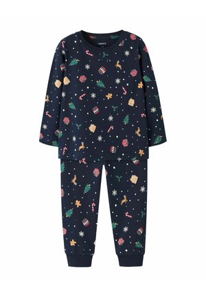 NMNVISMAS UNISEX SET - Pyjama - navy blazer