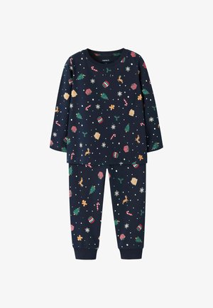 Name it, NMNVISMAS NIGHT SET - Pyžamová súprava - navy blazer