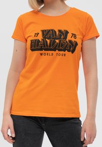 Paradiso Clothing VAN HALEN WORLD TOUR 78 BAND - Print T-shirt - orange