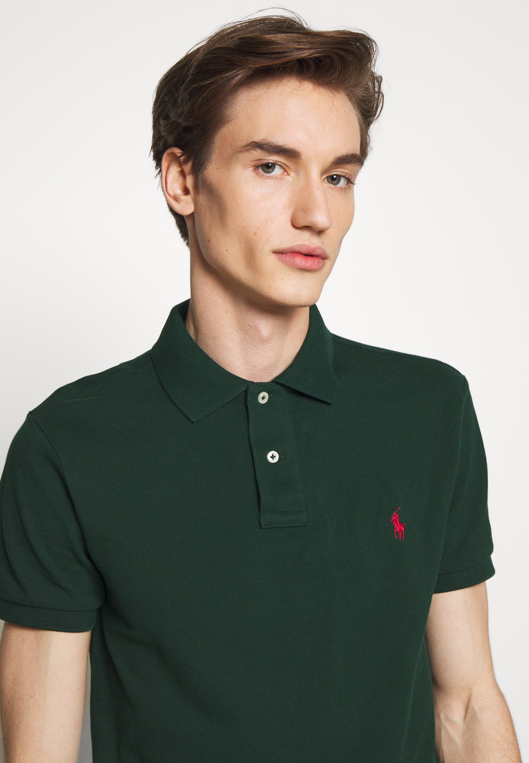 green polo t shirt