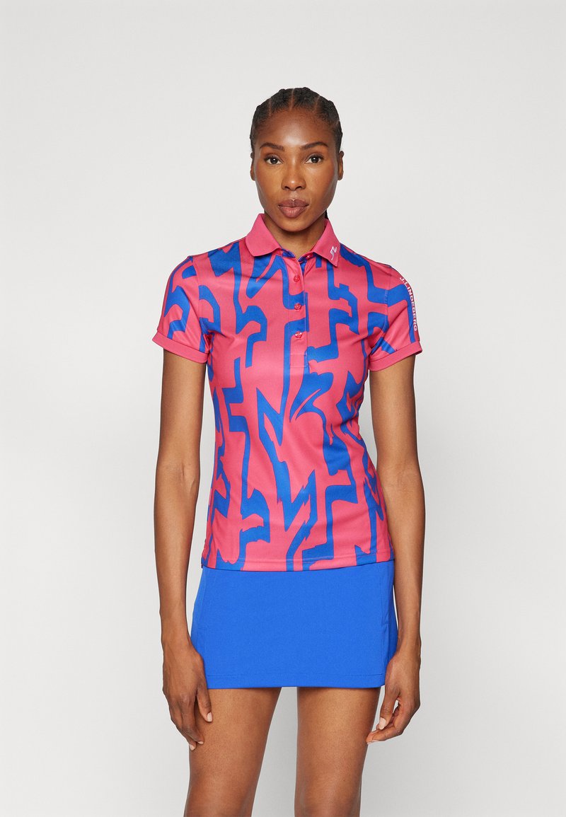 J.LINDEBERG Sports TOUR TECH PRINT - Piké - pink