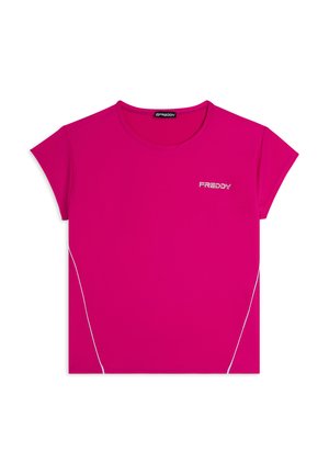 T-shirt basic - raspberry rose